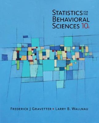 Cover of Statistics for The Behavioral Sciences