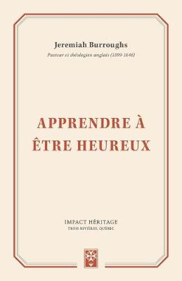 Book cover for Apprendre a etre heureux (Learning to be Happy)