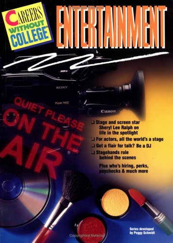 Book cover for Careers without College: Entertainment