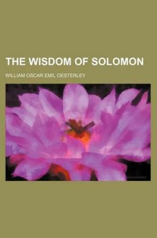 Cover of The Wisdom of Solomon