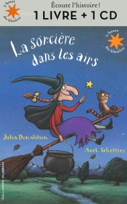 Book cover for La sorciere dans les airs (livre + CD)