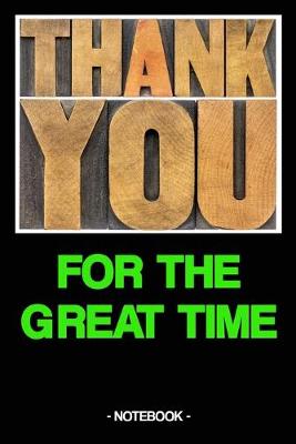 Book cover for Thank You for the Great Time