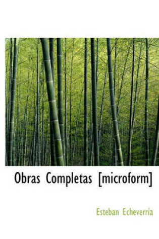 Cover of Obras Completas [microform]