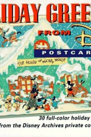 Cover of Holiday Greetings Postcard Book
