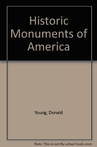 Cover of Historic Monments of America