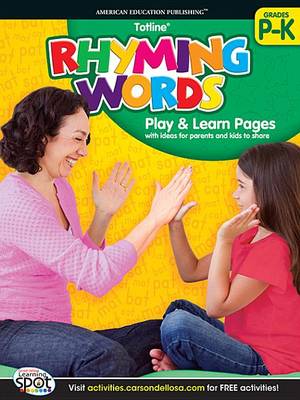 Book cover for Rhyming Words, Grades Pk - K