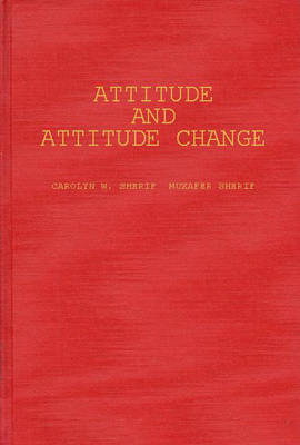 Book cover for Attitude and Attitude Change