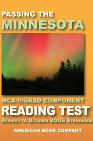 Cover of Passing the Minnesota MCA-II/GRAD Component Reading Test