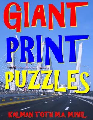 Book cover for Giant Print Puzzles