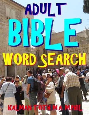 Book cover for Adult Bible Word Search