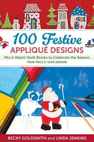 Cover of 100 Festive Appliqué Designs