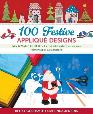 Book cover for 100 Festive Appliqu� Designs