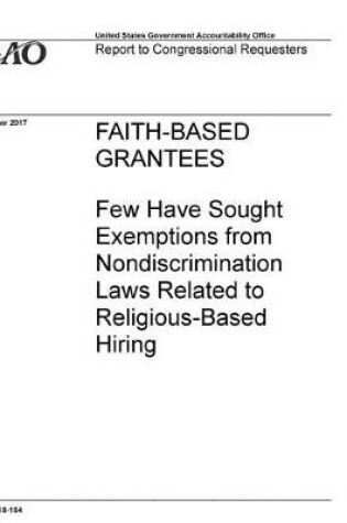 Cover of Faith-Based Grantees