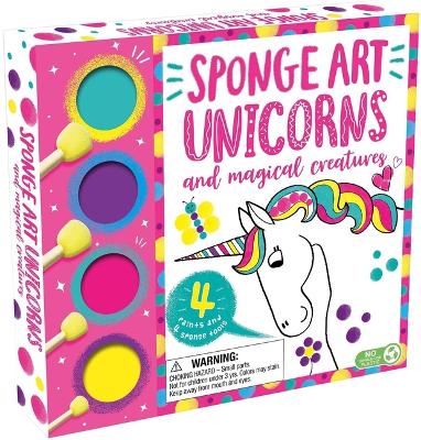 Book cover for Sponge Art Unicorns and Magical Creatures