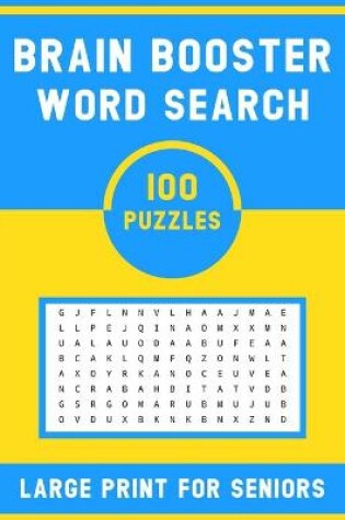 Cover of Brain Booster Word Search Large Print For Senior