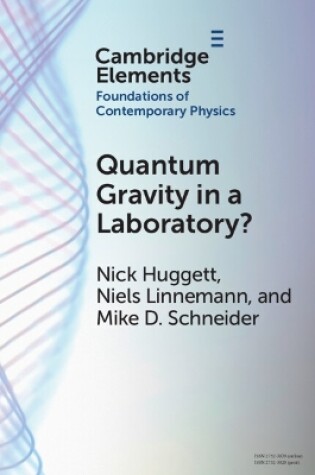 Cover of Quantum Gravity in a Laboratory?
