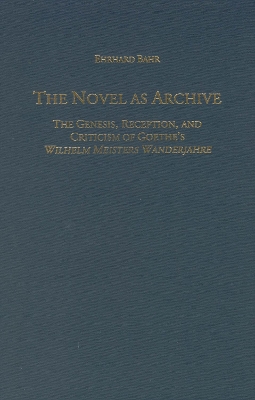 Book cover for The Novel as Archive