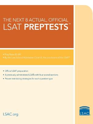 Book cover for The Next 8 Actual, Official LSAT Preptests