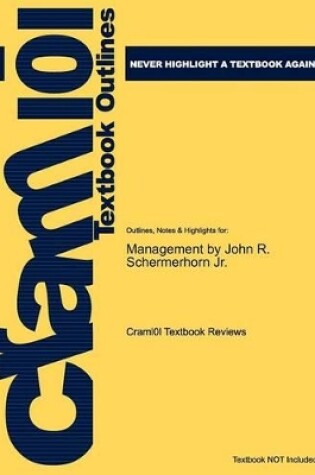 Cover of Studyguide for Management by Jr., ISBN 9780470294376