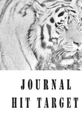 Cover of Notebook Hit Target as Tiger
