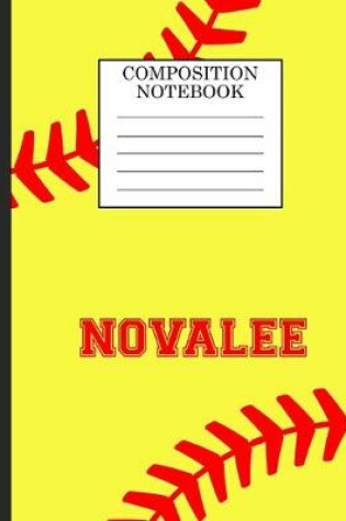 Cover of Novalee Composition Notebook