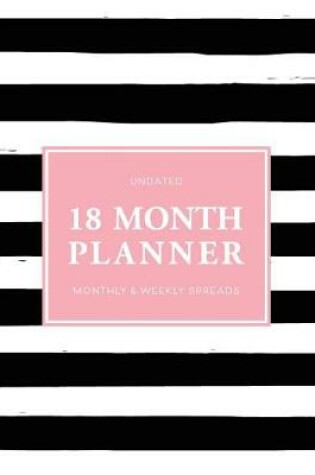 Cover of Undated 18 Month Planner