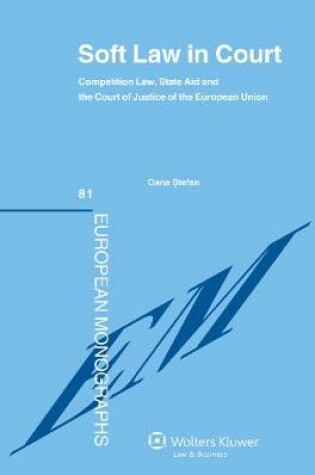 Cover of Soft Law in Court