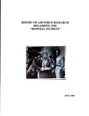 Book cover for Report of Air Force Research Regarding the Roswell Incident