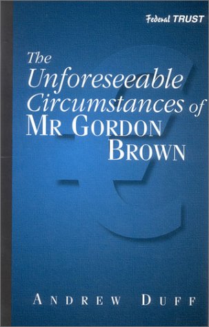 Book cover for Unforseeable Circumstances of Mr.Gordon Brown