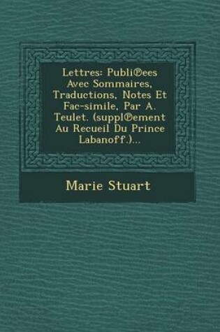 Cover of Lettres