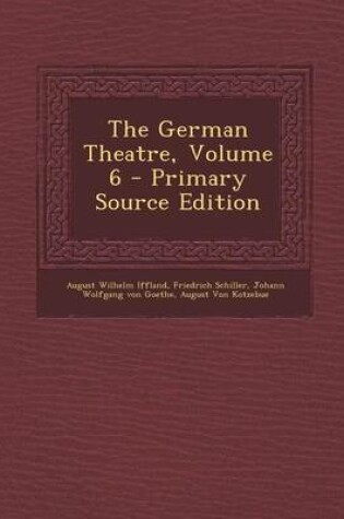 Cover of German Theatre, Volume 6