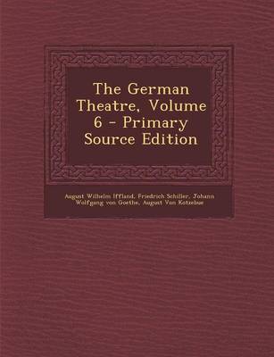 Book cover for German Theatre, Volume 6