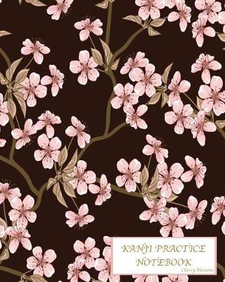 Book cover for Kanji Practice Notebook-Cherry Blossoms