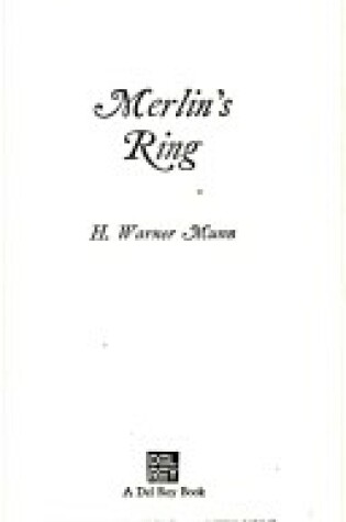 Cover of Merlin's Ring