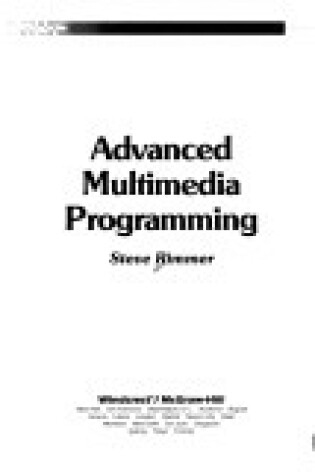 Cover of Advanced Multimedia Programming