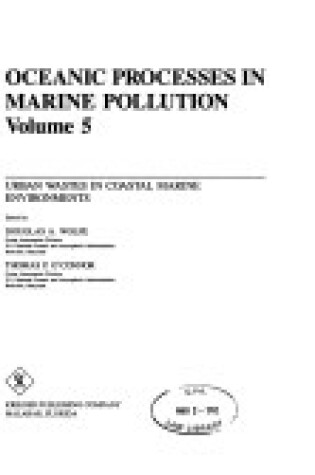 Cover of Oceanic Processes in Marine Pollution