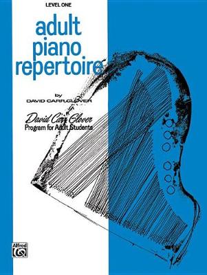 Book cover for Adult Piano Repertoire, Level 1