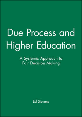 Cover of Due Process and Higher Education