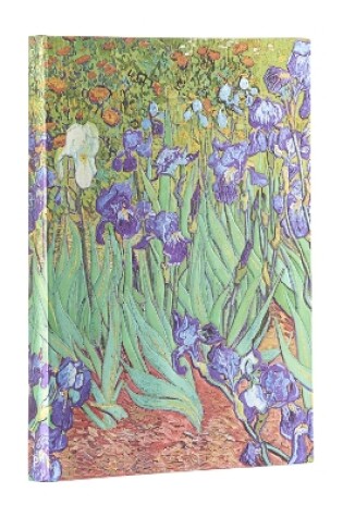 Cover of Van Gogh’s Irises Grande Hardback Sketchbook (Elastic Band Closure)