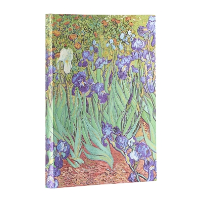 Book cover for Van Gogh’s Irises Grande Hardback Sketchbook (Elastic Band Closure)