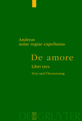 Book cover for De amore/Von der Liebe