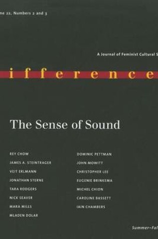 Cover of The Sense of Sound