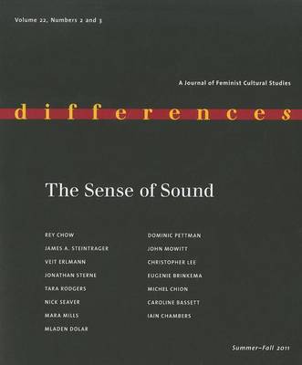 Book cover for The Sense of Sound