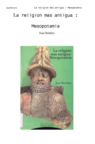Cover of Religion Mas Antigua, La - Mesopotamia