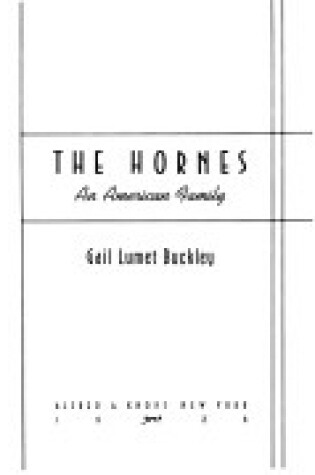 Cover of The Hornes