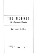 Book cover for The Hornes