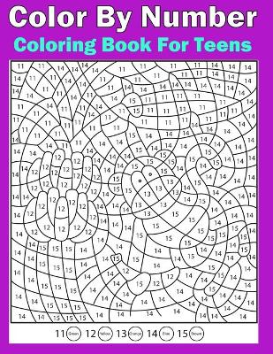 Book cover for Color By Number Coloring Book For Teens