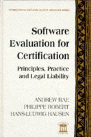 Cover of Software Evaluation for Certification
