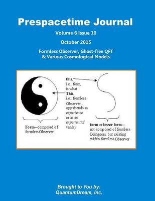 Cover of Prespacetime Journal Volume 6 Issue 10