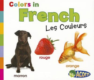 Book cover for Colors in French: Les Couleurs (World Languages - Colors)
